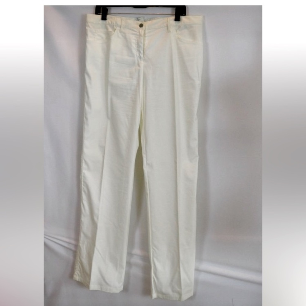 Armani Collezioni White Cream Pants